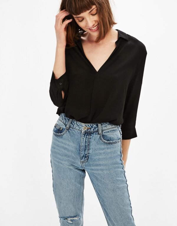 V-neck Blouse