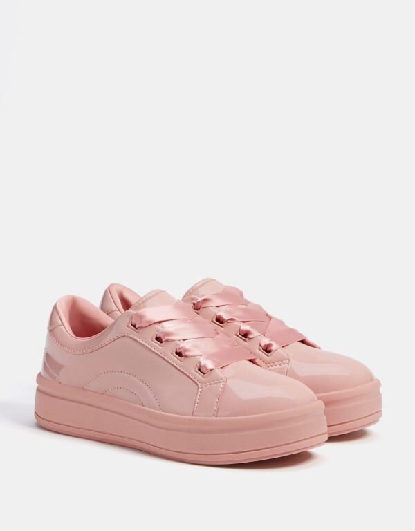 Faux Patent Sneakers - Image 3