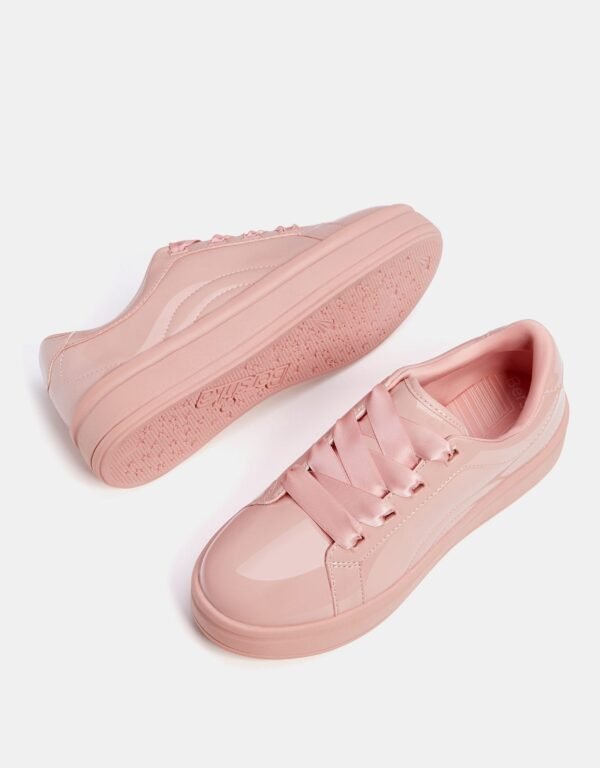 Faux Patent Sneakers - Image 2