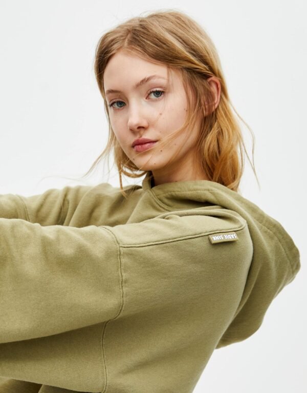 Sadie Sink Cropped Hoodie - Image 2