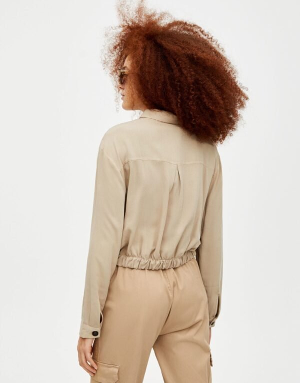 Worker Shirt With Elastic Waistband - Image 3